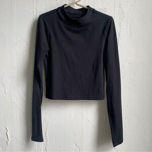 Athleta Shanti Mock Neck Top Long Sleeved Top S
